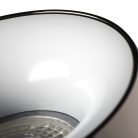 Kanlux Ø98 mm, GU10, IP20, fehér/antracit színű, alumínium házas, kerek spot lámpa keret, ELNIS L