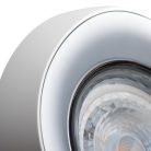 Kanlux Ø98 mm, GU10, IP20, fehér/antracit színű, alumínium házas, kerek spot lámpa keret, ELNIS L