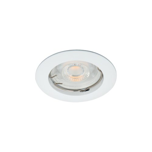 Kanlux Gx5,3, 12V, IP20, Ø79 mm, fehér, alumínium házas, kerek, mennyezeti spot lámpatest, VIDI