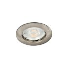 Kanlux Gx5,3, 12V, IP20, Ø79 mm, matt króm, alumínium házas, kerek, mennyezeti spot lámpatest, VIDI