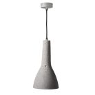 Kanlux mennyezeti függő lámpa, E27 foglalattal, Ø174 mm, természetes beton hatású, gipszöntvény, ETISSA - loft stílusú, minimalista