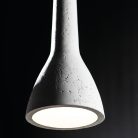 Kanlux mennyezeti függő lámpa, E27 foglalattal, Ø174 mm, természetes beton hatású, gipszöntvény, ETISSA - loft stílusú, minimalista