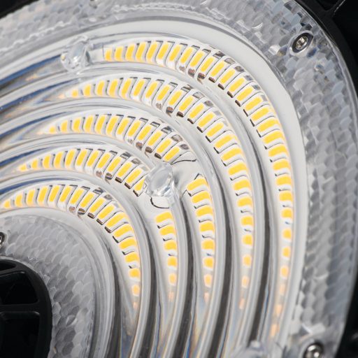 Kanlux 100W, 17000 lm, 4000K, 112x299 mm, IP65, természetes fehér kültéri csarnokvilágító LED lámpatest, HB PRO STRONG - állítható fényáramú