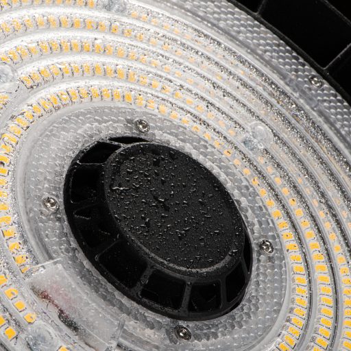 Kanlux 150W, 34000 lm, 4000K, 115x336 mm, IP65, természetes fehér kültéri csarnokvilágító LED lámpatest, HB PRO STRONG - állítható fényáramú