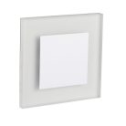 Kanlux 0,8W, 14 lm, 12V, 4000K, 75x75 mm természetes fehér süllyeszthető szögletes rozsdamentes acél lépcsővilágító - 50 000 h élettartam