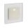 Kanlux 0,8W, 14 lm, 12V, 4000K, 75x75 mm természetes fehér süllyeszthető szögletes rozsdamentes acél mozgásérzékelős lépcsővilágító - 50 000 h élettartam