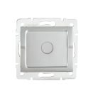 Kanlux 10AX/250V AC, IP54, grafit, fali süllyesztett vakdugó, TEKNO – kültéri szereléshez