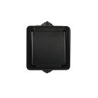 Kanlux 16A/250V AC, 72x72 mm, fekete, francia csatlakozóaljzat, TEKNO 05-1250-141 cz – egy eszköz csatlakoztatásához