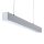 Kanlux G13, 69x1240 mm, ezüst, alumínium házas linerális lámpatest, ALIN 4LED