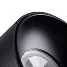 Kanlux GU10, IP20, Ø85 mm, fekete, alumínium házas, kerek, mennyezeti spot lámpatest, MINI RITI