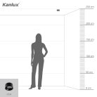 Kanlux GU10, IP20, Ø85 mm, fekete, alumínium házas, kerek, mennyezeti spot lámpatest, MINI RITI