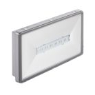 Kanlux 2,5W, 150 lm, IP65, 5000K, 269x144 mm, fehér, műanyag házas, hideg fehér vészvilágító lámpatest, ONTEC S - nyílt terű helyiségekben felhasználható