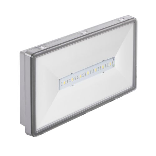 Kanlux 2,5W, 150 lm, IP65, 5000K, 269x144 mm, fehér, műanyag házas, hideg fehér vészvilágító lámpatest, ONTEC S - nyílt terű helyiségekben felhasználható