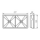 Kanlux 3,6W, 371 lm, IP65, 5000K, 277x120 mm, fehér, műanyag házas, hideg fehér vészvilágító lámpatest, ONTEC S - nyílt terű helyiségekben felgasználható