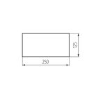 Kanlux 123x246 mm, vészkijárat jelző piktogram, PICTO ONTEC S F1 - porral oltó készülék jelzés