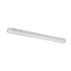   Kanlux 49W, 6700 lm, 4000K, IP65, IK08, szürke, polikarbonát házas, 70x1180 mm, természetes fehér por- és páramentes LED lámpatest, FUTORIO - opál búrával