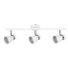 Kanlux 3xGU10, Ø60 mm, fehér, acél házas fali-mennyezeti lámpatest, ENALI - vízszintesen, függőlegesen állítható