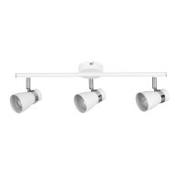   Kanlux 3xGU10, Ø60 mm, acél házas fali-mennyezeti lámpatest, ENALI - vízszintesen, függőlegesen állítható