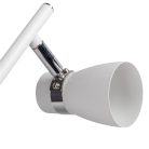 Kanlux 3xGU10, Ø60 mm, fehér, acél házas fali-mennyezeti lámpatest, ENALI - vízszintesen, függőlegesen állítható