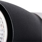 Kanlux 3xGU10, Ø60 mm, fekete, acél házas fali-mennyezeti lámpatest, ENALI - vízszintesen, függőlegesen állítható