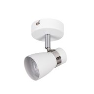   Kanlux GU10, Ø60 mm, acél házas fali-mennyezeti lámpatest, ENALI - vízszintesen, függőlegesen állítható