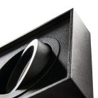 Kanlux 30°-os szögben állítható, 98x98 mm, GU10, IP20, fekete színű, alumínium, acél házas, szögletes spot lámpa keret, MINI GORD