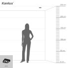 Kanlux 30°-os szögben állítható, 98x98 mm, GU10, IP20, fekete színű, alumínium, acél házas, szögletes spot lámpa keret, MINI GORD