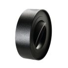 Kanlux 30°-os szögben állítható, Ø98 mm, GU10, IP20, fekete színű, alumínium, acél házas, kerek spot lámpa keret, MINI BORD