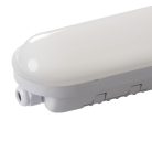 Kanlux 43W, 6100 lm, 4000K, IP65, IK08, szürke, polikarbonát házas, 70x1480 mm, természetes fehér por- és páramentes LED lámpatest, FUTORIO - opál búrával