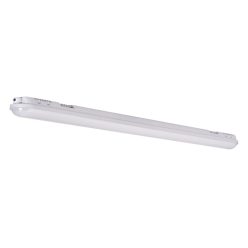   Kanlux 43W, 6500 lm, 4000K, IP65, IK08, szürke, polikarbonát házas, 70x1480 mm, természetes fehér por- és páramentes LED lámpatest, FUTORIO - opál búrával