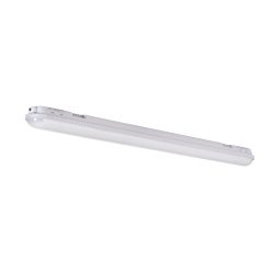   Kanlux 28W, 4100 lm, 4000K, IP65, IK08, szürke, polikarbonát házas, 70x1180 mm, természetes fehér por- és páramentes LED lámpatest, FUTORIO - opál búrával