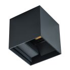 Kanlux 7W, 360 lm, 4000K, IP54, grafit színű, alumínium házas, kültéri homlokzati lámpatest, REKA LED- két oldalról világító, állítható világítási iránnyal