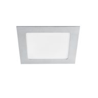   Kanlux süllyesztett lámpatest, 12W, 660 lm, 170x170 mm, 110°, 4000K, IP44, szögletes, ezüst, alumínium házas, KATRO V2LED