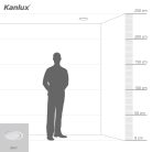 Kanlux süllyesztett lámpatest, 12W, 780 lm, Ø169 mm, 110°, 4000K, IP44, kerek, fehér, alumínium házas, ROUNDA V2LED