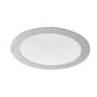 Kanlux süllyesztett lámpatest, 18W, 1080 lm, Ø220 mm, 110°, 4000K, IP44, kerek, ezüst, alumínium házas, ROUNDA V2LED