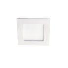 Kanlux süllyesztett lámpatest, 6W, 330 lm, 120x120 mm, 110°, 4000K, IP44, szögletes, fehér, alumínium házas, KATRO V2LED
