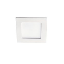   Kanlux süllyesztett lámpatest, 6W, 330 lm, 120x120 mm, 110°, 4000K, IP44, szögletes, fehér, alumínium házas, KATRO V2LED