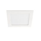 Kanlux süllyesztett lámpatest, 12W, 780 lm, 170x170 mm, 110°, 4000K, IP44, szögletes, fehér, alumínium házas, KATRO V2LED