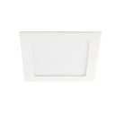Kanlux süllyesztett lámpatest, 12W, 720 lm, 170x170 mm, 110°, 3000K, IP44, szögletes, fehér, alumínium házas, KATRO V2LED