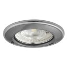 Kanlux Gx5,3, 12V, IP20, Ø82 mm, grafit/nikkel, alumínium házas, kerek mennyezeti spot lámpatest, HORN