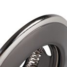 Kanlux Gx5,3, 12V, IP20, Ø82 mm, grafit/nikkel, alumínium házas, kerek mennyezeti spot lámpatest, HORN