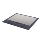 Kanlux rozsdamentes acél, padlóba süllyesztett BIURO+ padlódoboz, 250V AC/16A, IP20, 110x225x245 mm, 12 modul, Logi – kábelrendezéshez