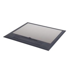   Kanlux rozsdamentes acél, padlóba süllyesztett BIURO+ padlódoboz, 250V AC/16A, IP20, 110x225x245 mm, 12 modul, Logi – kábelrendezéshez