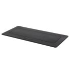 Kanlux, fekete, padlóba süllyesztett Soft POP‑UP fém asztali doboz, 250V AC/16A, IP20, 70x120x240 mm, 6 modul, Logi – kábelrendezéshez
