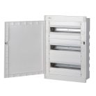 Kanlux 230/400V AC, 63A, 3x18P, 145x605x435 mm, fehér, KDB elosztódoboz, KDB-F54P – nem éghető felületre szerelhető kapcsolószekrény