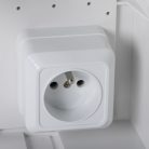 Kanlux 230/400V AC, 63A, 18P, 145x605x435 mm, fehér, KDB elosztódoboz, KDB-F54P-M – nem éghető felületre szerelhető kapcsolószekrény