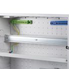 Kanlux 230/400V AC, 63A, 18P, 145x605x435 mm, fehér, KDB elosztódoboz, KDB-F54P-M – nem éghető felületre szerelhető kapcsolószekrény