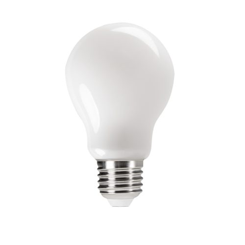 Kanlux XLED 8W, 1055 lm, 2700K, 320°, A60, E27, meleg fehér LED fényforrás - hagyományos izzó alakú, széles fényeloszlás, matt borítással