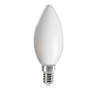   Kanlux XLED 4,5W, 470 lm, 320°, C35, E14, fényforrás - hagyományos izzó alakú, széles fényeloszlás, matt borítással