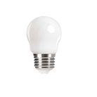 Kanlux XLED G45 4,5W, 470 lm, 2700K, 320°, E27, meleg fehér LED fényforrás - hagyományos izzó alakú, széles fényeloszlás, matt borítással